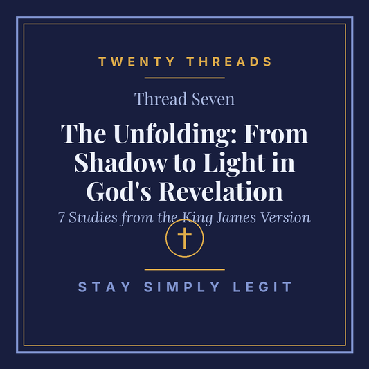The Unfolding: From Shadow to Light in God's Revelation cover