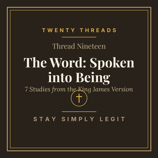 The Word: Spoken into Being cover