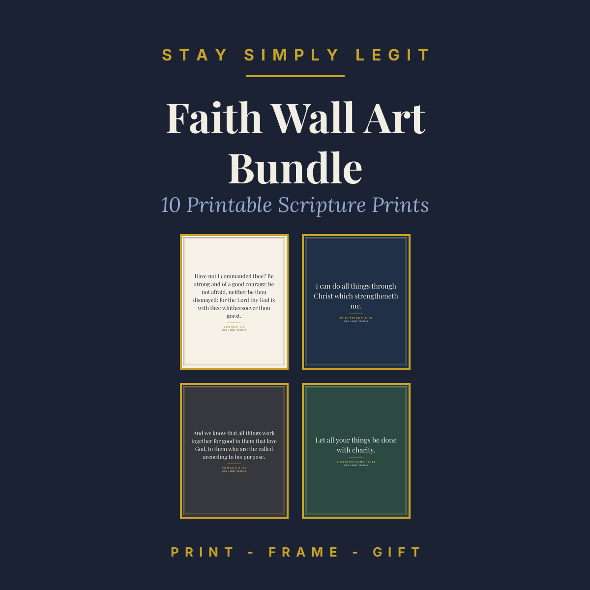 Faith Wall Art Bundle