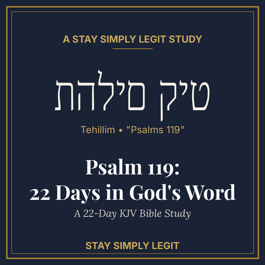Psalm 119: 22 Days in God's Word