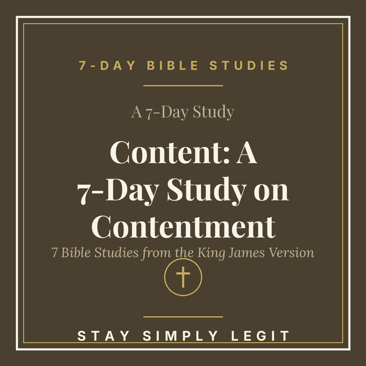 Content: A 7-Day Study on Contentment