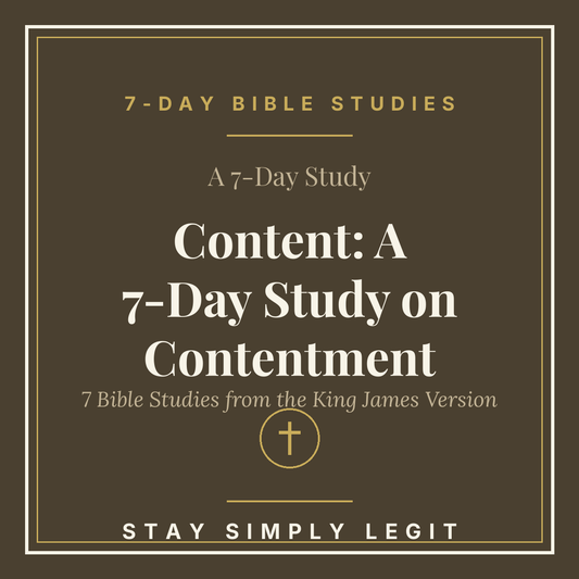 Content: A 7-Day Study on Contentment